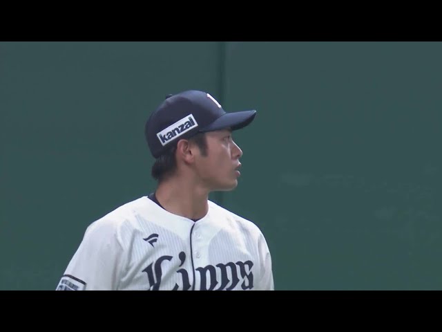 【2回表】ライオンズ・岸潤一郎 フェンス際の打球を見事にジャンピングキャッチ!!  2023年7月22日 埼玉西武ライオンズ 対 東北楽天ゴールデンイーグルス