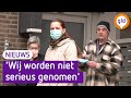 Flatbewoners zijn het helemaal zat, ze zitten al weken zonder warm water en verwarming
