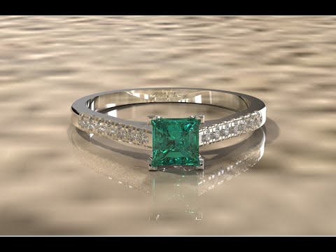 Jewellery render keyshot 10 render | Emerald | Diamond |  | Matrix 9 | Jewels of Serendib