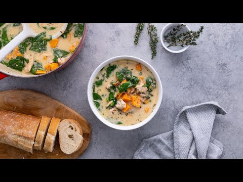 Creamy Chicken Sweet Potato Soup
