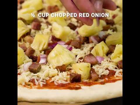 Homemade Hawaiian Pizza