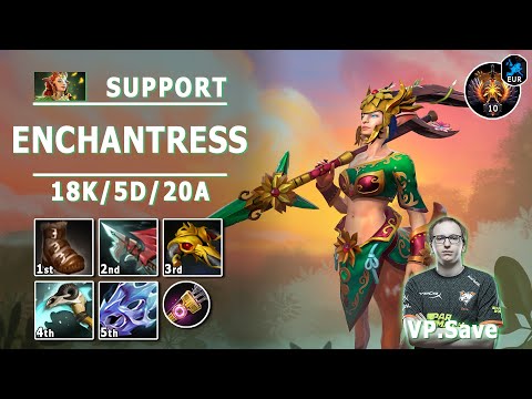 Enchantress Soft Support | 7.31b | VP.Save Pro Enchant Play | Dota 2 Immortal Gameplay
