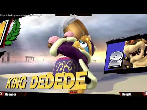 SmashaPalooza 44: Losers - Meowser (Bowser) vs KongXL (King Dedede)