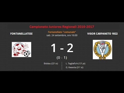 FONTANELLATESE vs VIGOR CARPANETO 1 - 2