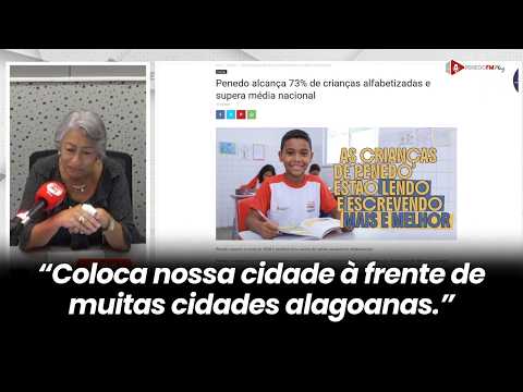 Penedo supera média nacional e alcança 73% de crianças alfabetizadas na idade certa