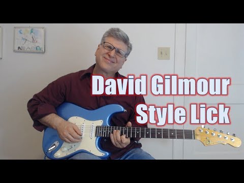 David Gilmour Style Lick (Guitar Lesson with TAB)