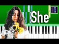dodie - She - Piano Tutorial