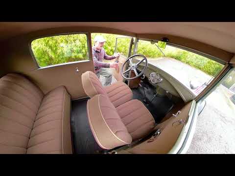 1930 Model A Tudor - Cold start, test drive