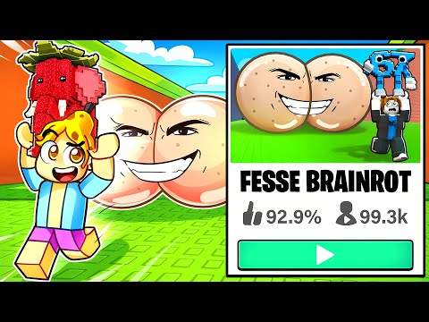 J'ai JOUÉ aux FAKE de TSUNAMI DE BRAINROT sur ROBLOX !