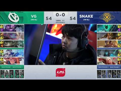 VG vs SS Vici Gaming vs Snake Esports| Week 5 Day 5 | Game 1 Highlights | LPL Spring 2019