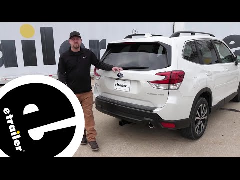 etrailer | DIY Install: Curt Trailer Hitch Receiver on your 2021 Subaru Forester