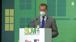 Palabras de S.M. el Rey en la inauguración del “SUM Bilbao 2021 – Sustainable Urban Mobility Congress”
