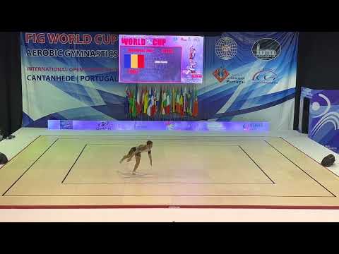 World Cup Aerobic Gymnastics Cantanhede 2022 IM Romania TAVOC Daniel