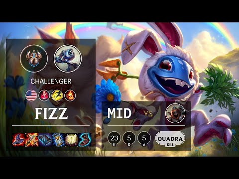 Fizz Mid vs Zed - NA Challenger Patch 10.18