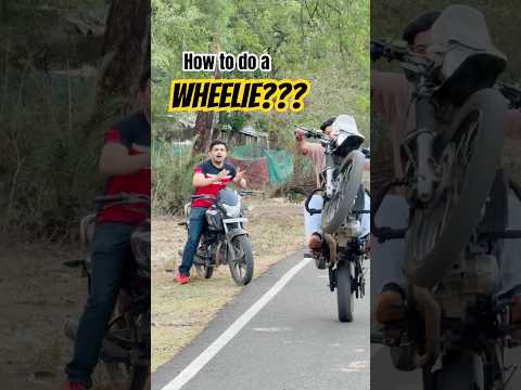How to do a WHEELIE?? in easy steps by faraz stunt rider #farazstuntrider #superbikes #bikers