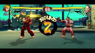 Street Fighter ! Ken vs Dan SF gameplay ! Capcom games ! Street Fighter gameplay !