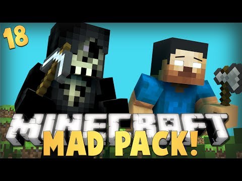 Minecraft: MAD PACK Lets Play | Ep.18 "SAVING A VILLAGER!" W/ Justin & Taz (Modded Survival)