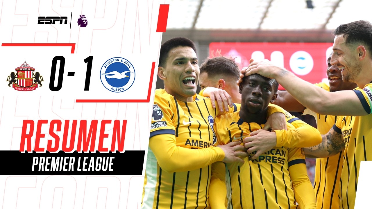 EN UN DUELO DE MITAD DE TABLA, BRIGHTON GANÓ DE VISITANTE | Sunderland 0-1 Brighton | RESUMEN