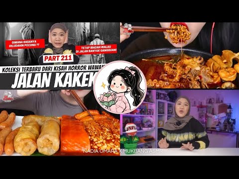 NADIA OMARA X MUKBANG ASMR|| JALAN KAKEK👵🏼🤶🏼