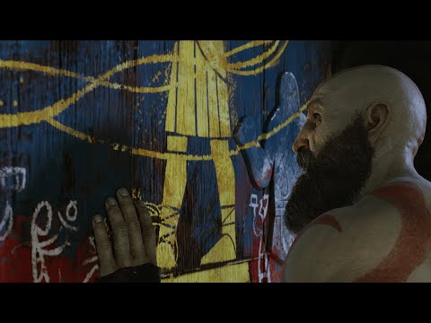 Kratos Crying After He Sees His Future Prophecy Ending - God Of War Ragnarok PS5