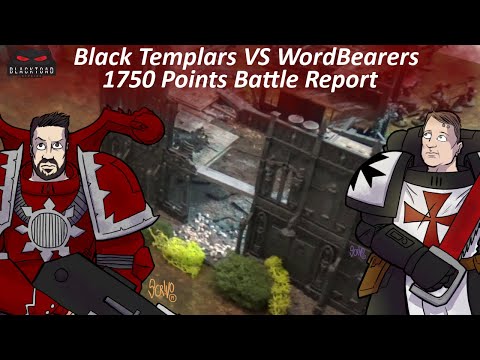 Warhammer 40k battle report Black Templars vs Wordbearers, 8th edition #warhammer40k #batrep