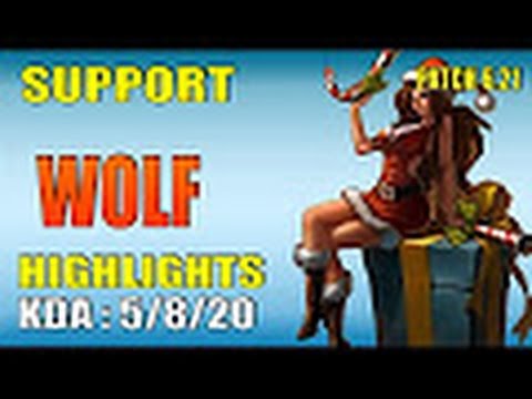 SKT Wolf Miss Fortune vs Zyra   Support NA SoloQ   Highlights