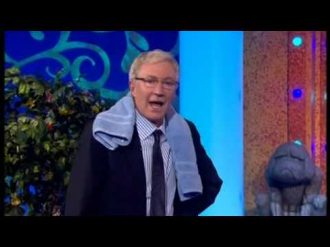 Paul O'Grady gravy wrestling October 2009 - Joyce pushed in!