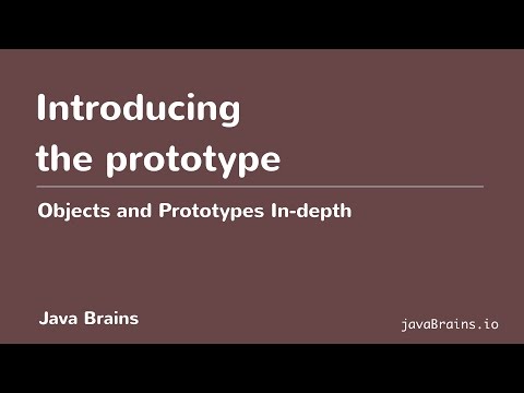 Objects and Prototypes In-depth 12 - Introducing the prototype
