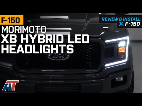2018-2020 F150 Morimoto XB Hybrid LED Headlights; Black Housing; Smoked Lens Review & Install