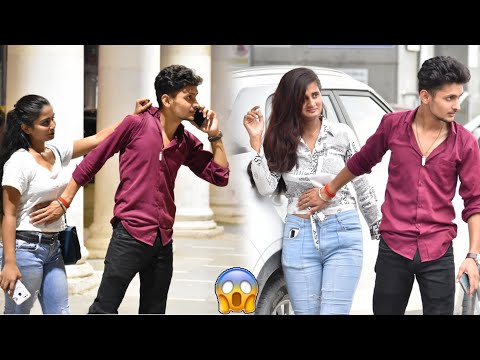 Touching Strangers Waist???? Prank | Harshit PrankTv