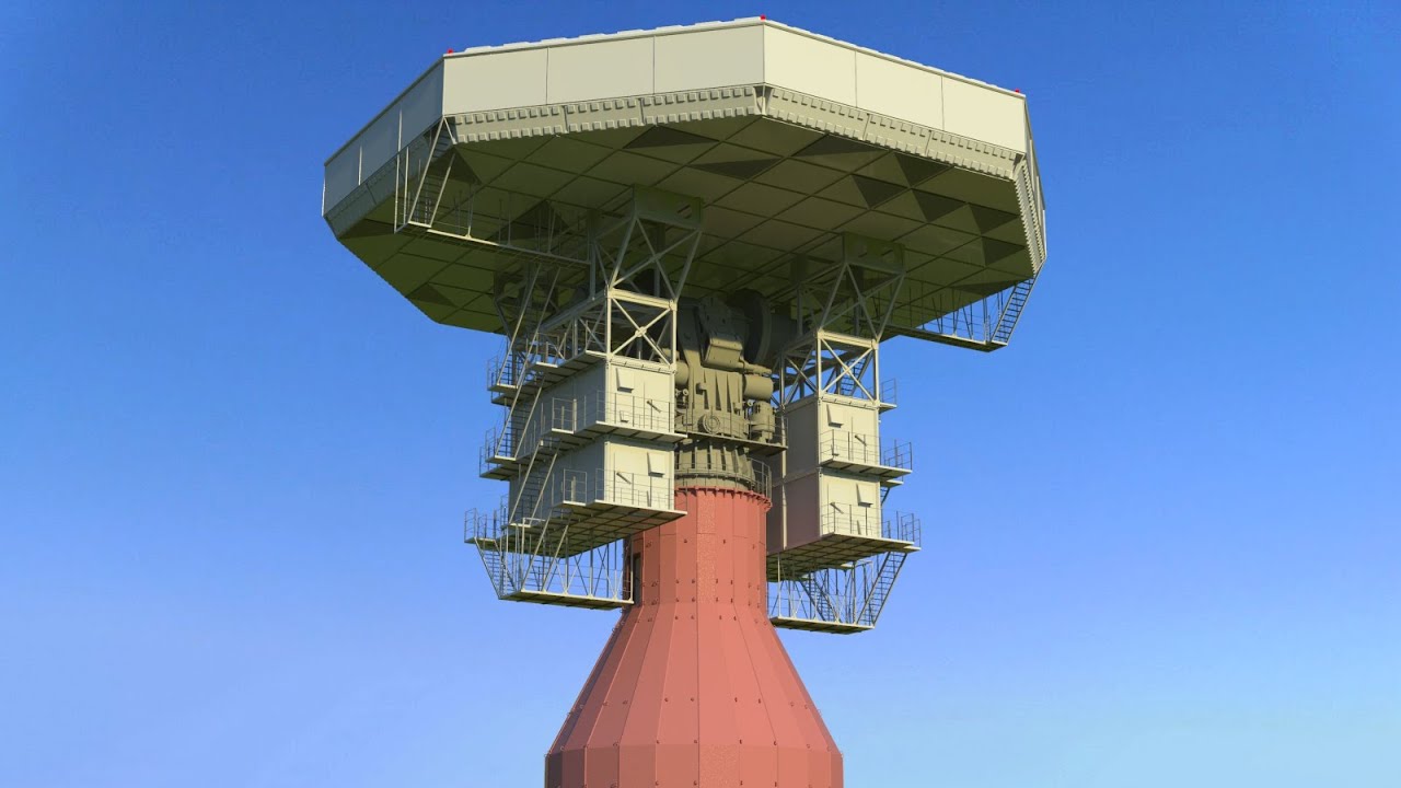 Stazione radar Corona Modello 3D