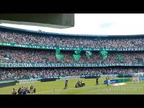 Coritiba 3 x 0 Goiás - Apoio e comemoração do primeiro gol do Coxa