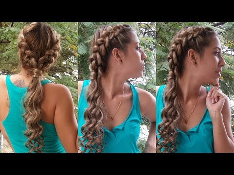 Cómo hacer trenzas de raíz invertidas con coleta - Trenzas de moda