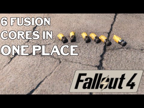 Fallout 4: 6 Fusion Cores In ONE PLACE!!