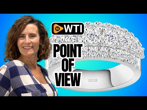 Moissanite widding bands for Women - WTI product video review