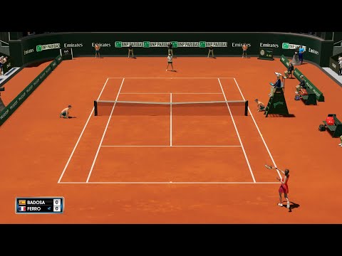 AO Tennis 2 - Paula Badosa vs Fiona Ferro - PS5 Gameplay