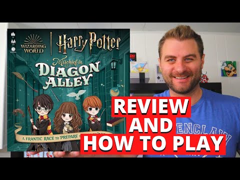 Harry Potter Mischief In Diagon Alley Board Game Review And How To Play