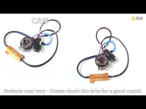 3457 3157 CAN Bus LED Resistors 50W 6ohm Fix Error Signal Hyper Flash