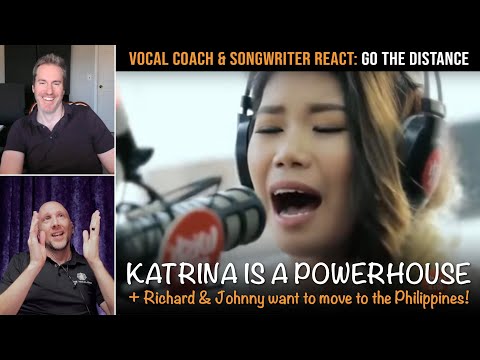 Vocal Coach & Songwriter React to the Go the Distance - Katrina Velarde (Wish 107.5) | Song Reaction