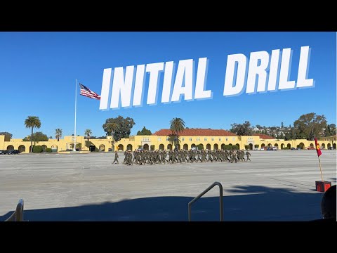 USMC MCRD San Diego drill instructor life. Boot camp initial drill【国際結婚 アメリカ生活】サンディエゴでのミリ妻生活🌴