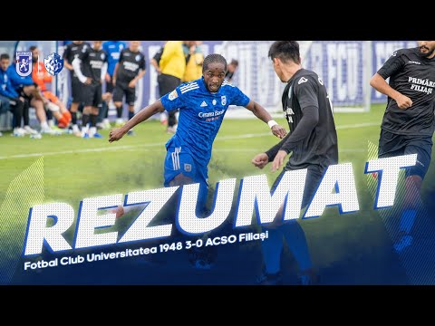 REZUMAT | Fotbal Club Universitatea 1948 3-0 ACSO Filiași