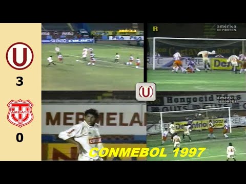 Universitario 3 vs Técnico Universitario (ECU) 0 | Resumen | 1997 | Carranza, Alvarenga y Charún ⚽