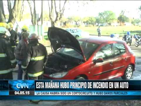 Incendio Auto Peugeot