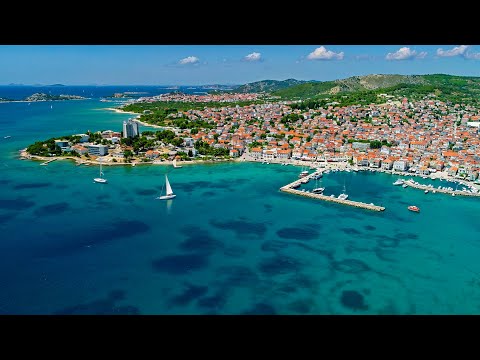 Vodice, Croatia’s Most Lively Seaside small Town? Crystal Beaches & Old Port Walk (4K HDR)