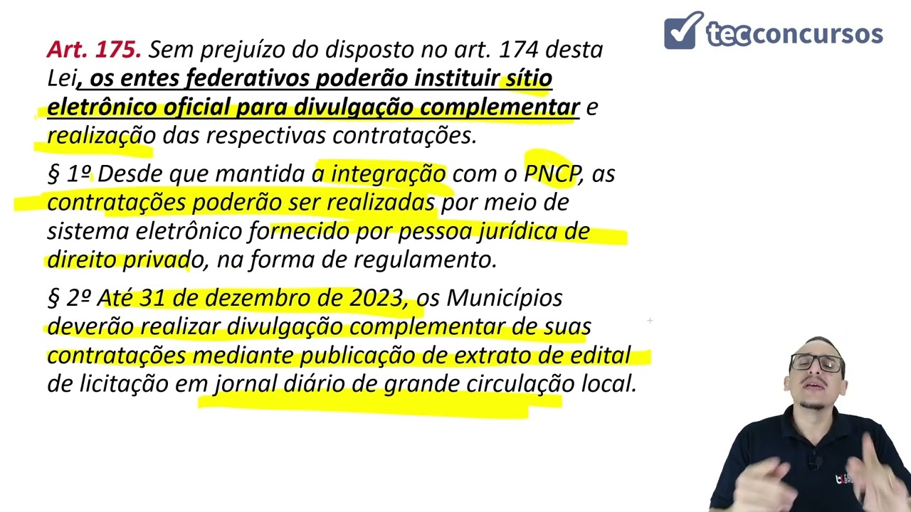 14.06.01. Aula Do Portal Nacional de Contratações Públicas - PNCP (Direito Administrativo)