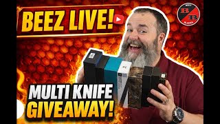 LIVE AT THE HIVE! New KANSEPT Knife Releases! March 27, 2026 - Knife Giveaways - Knife Community!