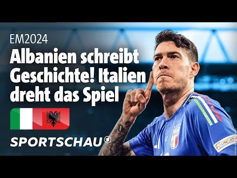 Italien    Albanien Highlights EM 2024  Sportschau Fußball