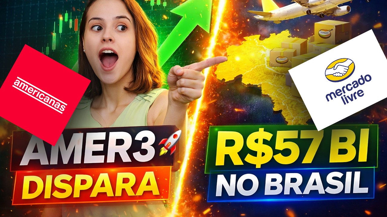 🔥 Reviravolta na AMER3 + aposta bilionária do Mercado Livre em 2026!