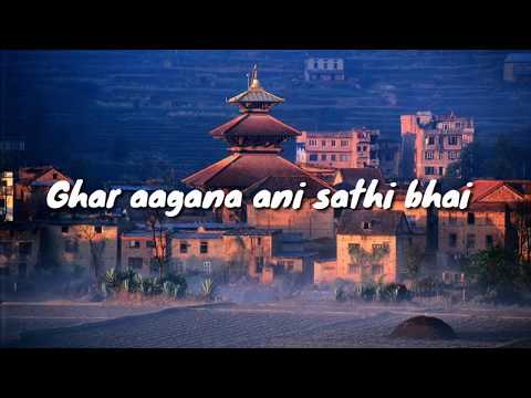 Hamro Nepal Ma (Lyrics) - Neetesh Jung Kunwar ft. Chetan Raj Karki & Manice Gandharva