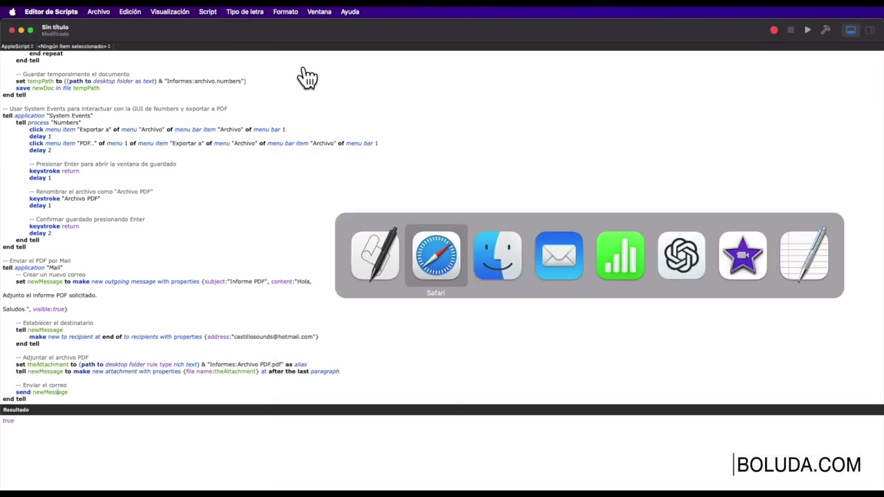Curso de AppleScript